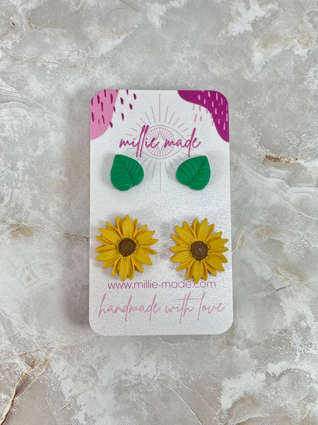 Sunflower Stud Set